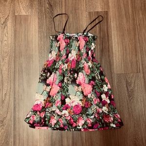 2/$20 TC Fashion Pink Green Stretchy Fun Dress M